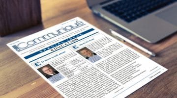 Communique Special Edition on a desk