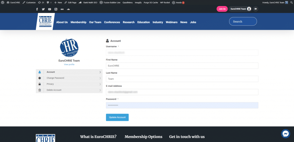 How to access/edit your account 13