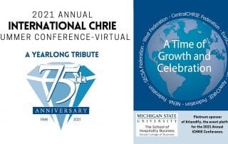 Annual ICHRIE Conference & Marketplace 2021 - Access the presentations! 10