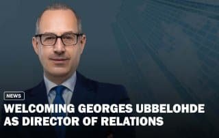 Welcoming Georges Ubbelohde as Director of Industry Relations 10