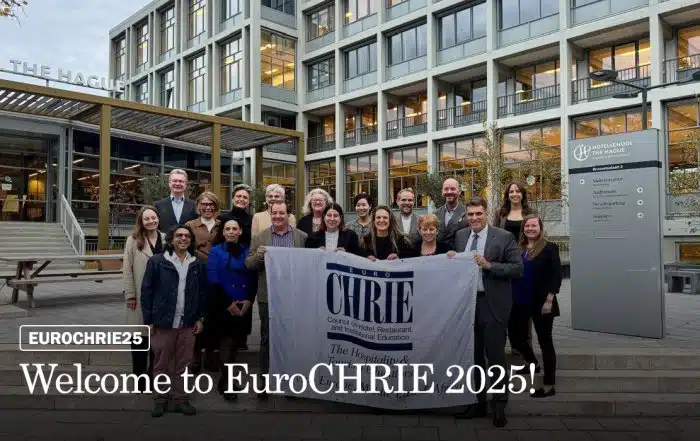 The Home of EuroCHRIE - The Hospitality & Tourism Educators 30